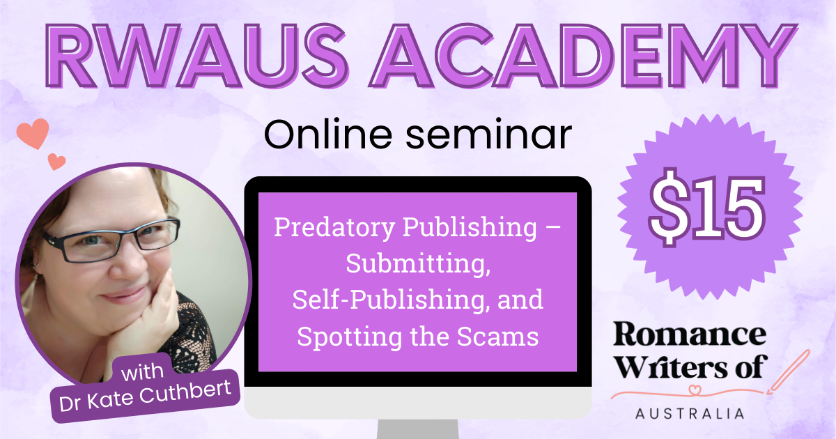 Predatory Publishing with Dr Kate Cuthbert