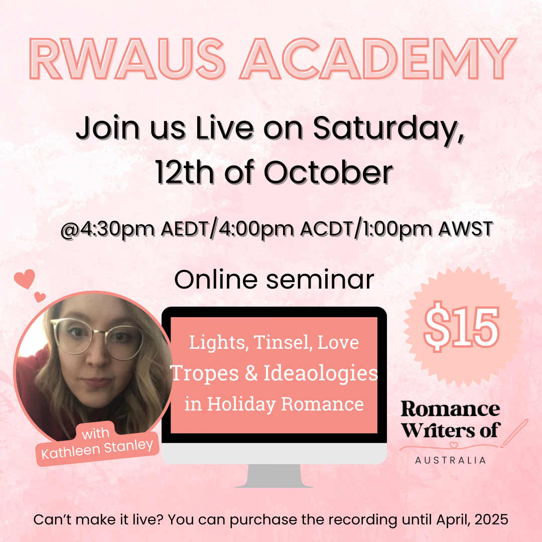 Lights, Tinsel, Love seminar 12th of October at 4:30pm AEST