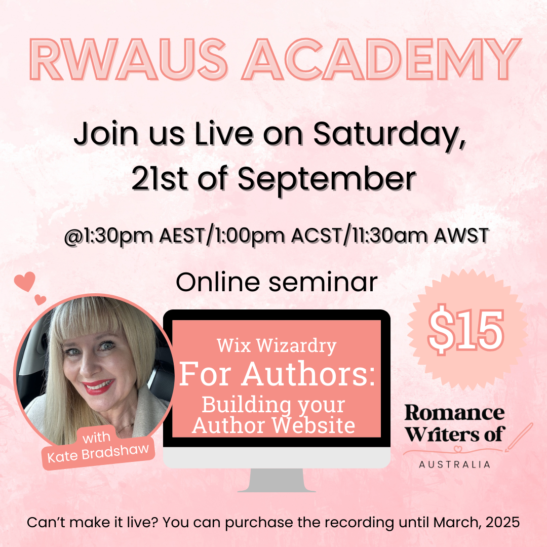 Wix for Writers 21st of September at 1:30pm AEST